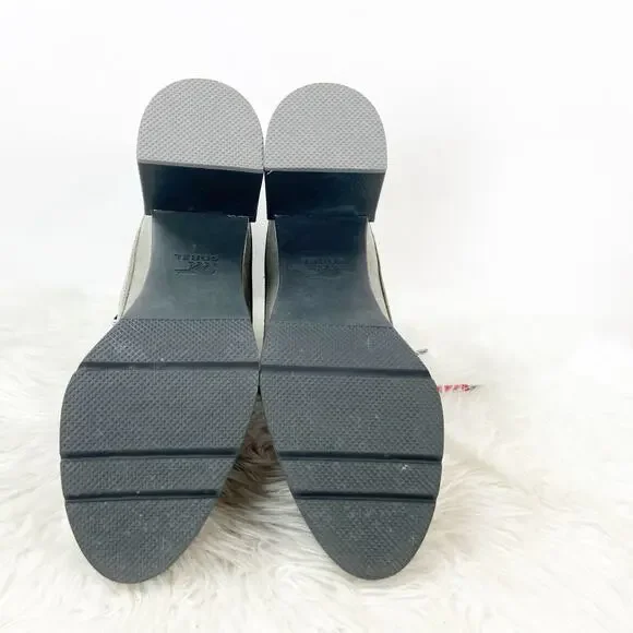 NWOB Sorel US 11 Womens Quarry Grey Blake Lace-Up Block Leather Waterproof Boots - Picture 10 of 11